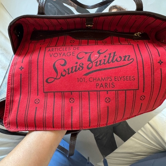 💯💯% AUTHENTIC Louis Vuitton Damier Ebene Neo Neverfull MM - Picture 11 of 17